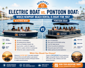 Electric vs. pontoon boat rentals